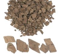 French Oak Chips Medium Toasted Brown Oak Blocks for Wine Making | 4 Grams Per Litre, 3 to 4 Weeks Maceration, for Whiskey and Spirits Aging