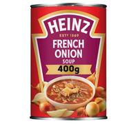 French Onion Soup, 400g,ring home the unmistakable taste of a traditional French onion soup. With real onion pieces this flavoursome soup has a hint of red wine for a full and rich taste.