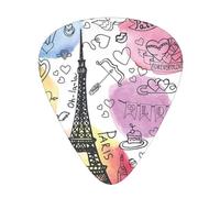 French Paris Tour Eiffel Tower High-Quality, Wear-Resistant And Tough Guitar Picks Give You A Different Musical Experience