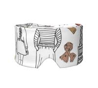 French Paris Tour Eiffel Tower Print Sleep Eye and Ear Muffs Blocking for Home Office Camping Airplane Travel Nap Aid