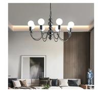 French Pearl Black e27 Home Decorative Lights, Modern Living Room Bedroom, Art Nouveau Dining Chandelier,Hanging Lights