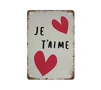 French Phrase Poster Creative Tin Sign Vintage Wall Decor Home Garden Bar Restaurant Sign 140 X 200mm