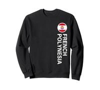 French Polynesia Flag Vertical Sweatshirt