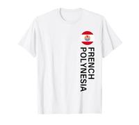 French Polynesia Flag Vertical T-Shirt