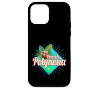 French Polynesia in Pacific Retro Island Holiday Souvenir Case for iPhone 12 mini