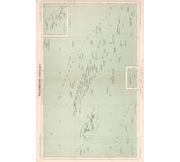 French Polynesia Map Journal: Vintage Map Notebook