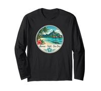 French Polynesia Moorea Tahiti Bora Bora Long Sleeve T-Shirt