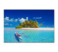 French Polynesia Tahiti Island Jigsaw Puzzle 500 Piece Game Artwork Travel Souvenir 52x38CM