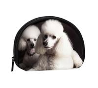 french poodle Coin Purse with Zipper Mini Coin Pouch Small Change Wallet for Men Women Coin Bag Personalized Credit Card Bags Everything Storage Pouch for Headset ID Key Lipstick