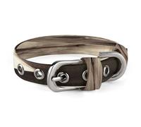 French Poodle Dog Collar Adjustable Pet Collar Stainless Steel D-Ring Collar Oxford Cloth Cat Collar Strap with Metal Buckle for Small Medium Dog