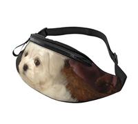 French Poodle Fanny Pack for Men Women, Fashion Festival Fanny Pack, Travel Sport Walking Waist Bag
