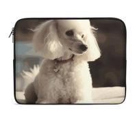 French Poodle Laptop Sleeve 17inch Laptop Protective Case for Women Men Shockproof Computer Cover Portable Notebook Briefcases Computer Carrying Bag Lap Top Protector Compatible with Notebooks
