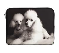 French Poodle Laptop Sleeve 17inch Laptop Protective Case for Women Men Shockproof Computer Cover Portable Notebook Briefcases Computer Carrying Bag Lap Top Protector Compatible with Notebooks