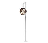 French Poodle Metal Bookmark 1" Personalized Book Marks Hook Funny Bookmarks for Women Men Cute Bookmark for Teachers Friends Reading Cool Book Marker Book Lover Gifts