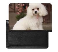 French Poodle Passport Cover Protector Rfid Blocking Passport Holder Id Card Holder Secure Travel Wallet Organizer for Passport Tickets Credit Cards, style, One Size