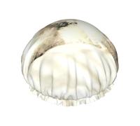 french poodle Printed Reusable Shower Hats, Double Layer Headgear For Spa And Salon, Large Hair Wrap