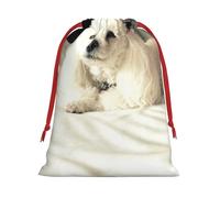 French Poodle Ultra Soft Velvet Gift Bag, Comfortable To The Touch, Reusable