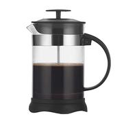 French Press Coffee Tea Maker with High-Density Stainless Steel Premium Borosilicate Glass Pot for Home Office Quick 4-Minute Brewing Multiple Uses Environmentally Friendly User-Friendly Design