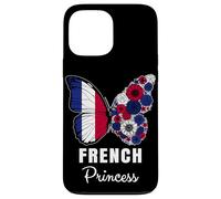 French Princess Butterfly Roots Pride France Heritage Case for iPhone 13 Pro Max