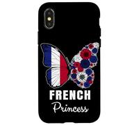 French Princess Butterfly Roots Pride France Heritage Case for iPhone X/XS