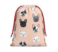 French Print Comfortable Gift Lightweight Bag Easy Clean Storage Bags Reusable Multipurpose Use