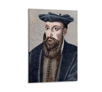 French Prophet Nostradamus Poster Poster Print Art Wall Painting Canvas Posters Modern Bedroom Decor 08x12inch(20x30cm)