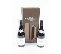 French Red Wine Gift - La Ciboise Costières de Nimes by M. Chapoutier - France 2 x 75cl, in a branded Chapoutier Gift Box.