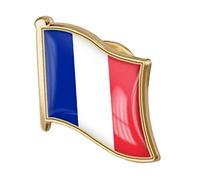 French Republic Flag Pin Badge Metal Lapel Pin Brooch France of Flag Badges National Novelty Accessory