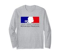 French Republic Marianne Liberty Equality Fraternity Long Sleeve T-Shirt