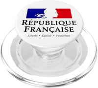 French Republic Marianne Liberty Equality Fraternity Stack PopSockets PopGrip for MagSafe