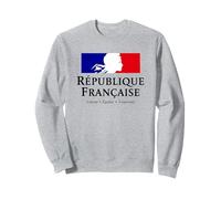 French Republic Marianne Liberty Equality Fraternity Stack Sweatshirt