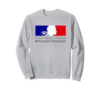 French Republic Marianne Liberty Equality Fraternity Sweatshirt