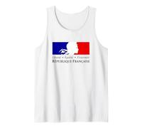 French Republic Marianne Liberty Equality Fraternity Tank Top