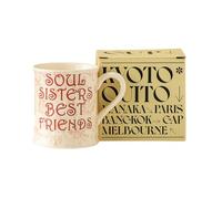 French retro coffee cup home fresh personality drinking utensils-red toast 380ml