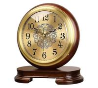 French retro wooden clock,Battery Operated Quartz Desk Clock
