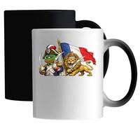French Revolutionary Military Scene Ceramic Magic Mug White