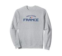 French Riviera France With Distressed Flag Design Sweatshirt
