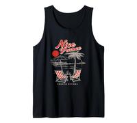 French Riviera Nice France Summer Beach Vacation Retro Tank Top