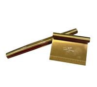 French Rolling Pin and Dough Scraper Set | Gold Bench Scraper Tool | Rolling Pin For Dough | Bread Making Accessories | Metal Bread Dough Cutter | Sourdough Scraper | Rolling Pin for Tortillas