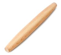 French Rolling Pin for Baking (11.8 Inches) - Tuyotue Beech Wood Tapered Rolling Pin Dough Roller for Pizza Dough, Pie Crust Cookie Fondant Dumpling