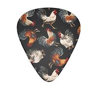 French Roosters Advanced guitar pick 12 pieces Three thicknesses for bass, electric guitar, acoustic guitar bag