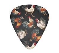 French Roosters Guitar Picks - Guitar Accessories - Guitar Picks For Acoustic Guitar, Electric Guitar, Bass Guitar For Men Women Professional Guitarist, Musicians And Beginner.