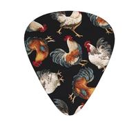 French Roosters Premium Bass Electric Guitar Picks,Guitar Plectrum For Unparalleled Musical Experience