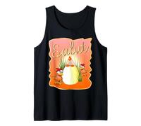 French Salut Funny Chicken Eggs School Tank Top