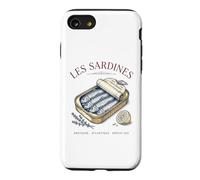 French Sardine Lover Brittany Coastal Tinned Fish Case for iPhone SE (2020) / 7/8