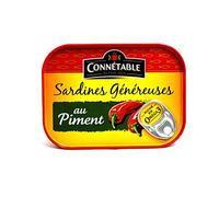 French Sardines a Generous Oil-Free Tomato Connetable-Sardines genereuses a la Tomate sans huile - 140 gr - 1 Serve