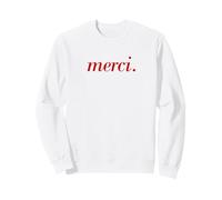 French saying merci Paris vacation French Quote Sweatshirt