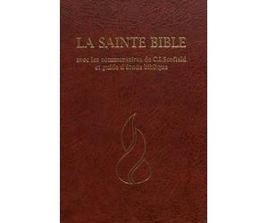French Scofield Study Bible / La Sainte Bible avec les commentaires de C.I.Scofield et guide d'etude biblique / Chaine de references / Concordance / Atlas Biblique / Louis Segond 1979