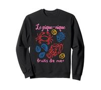 French Seafood Picnic Shirt Le Pique-Nique Fruits de Mer Sweatshirt
