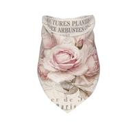French Shabby Chic,Bib Scarf Triangle Hood Adjustable Pet Scarf Washable Hood Suitable for Small, Medium and Large Dogs and Cats